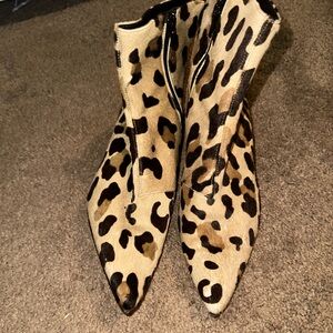 Leopard Print Women's Boots